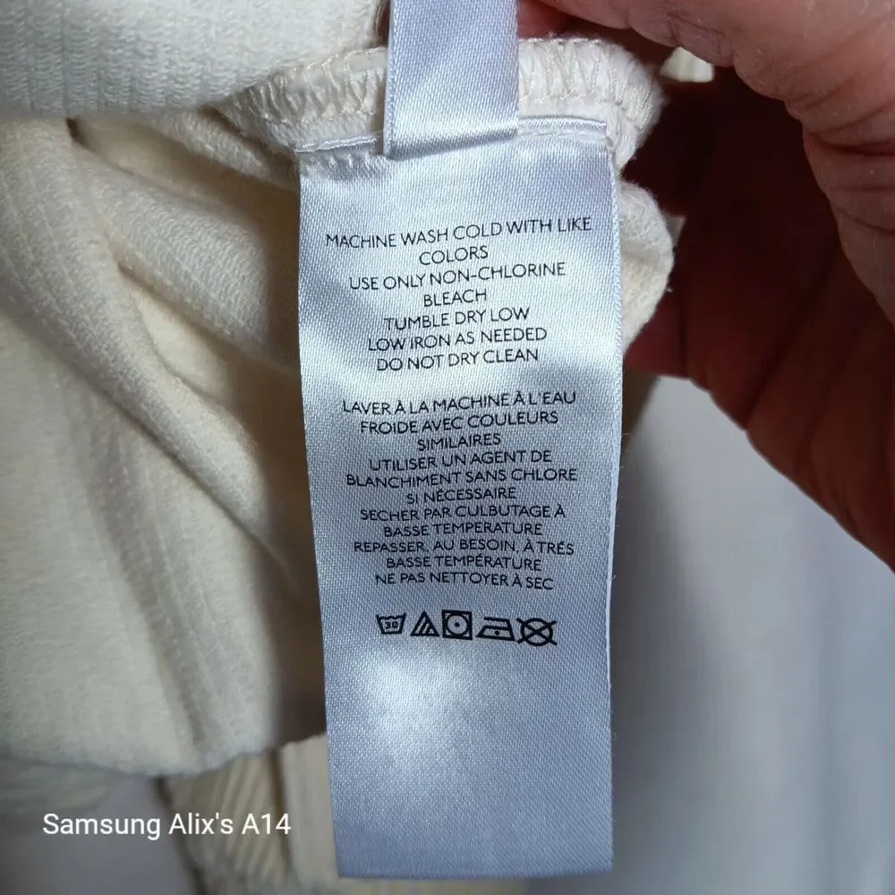 BDG Urban Outfitters Cream Corduroy‎ Hooded Crop Jacket Size Small
